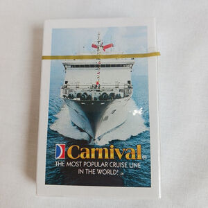 Carnival Cruise Line Playing Cards New Sealed Vintage Deck
